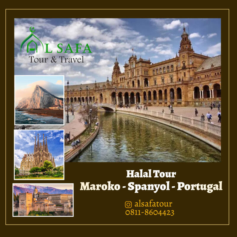 Tour Halal Maroko- Spanyol - Portugal 2023